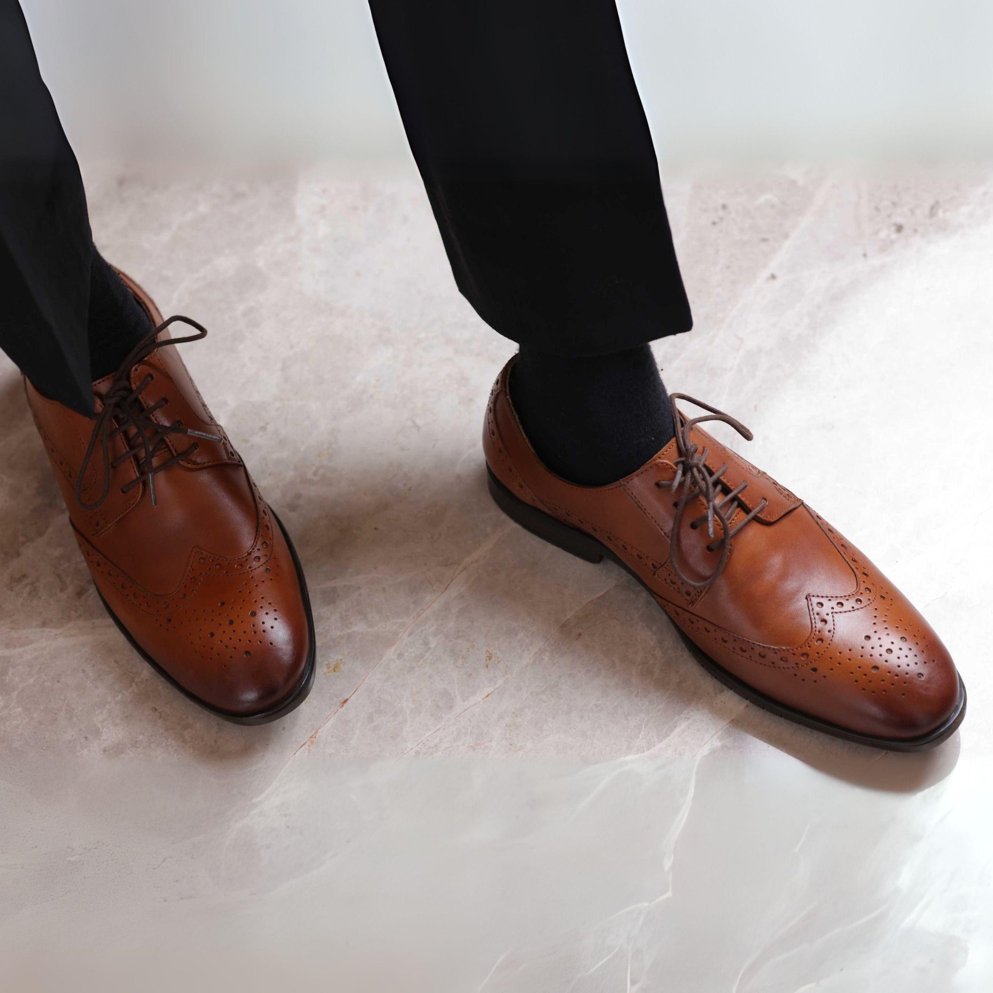 Signature Cognac Brogue