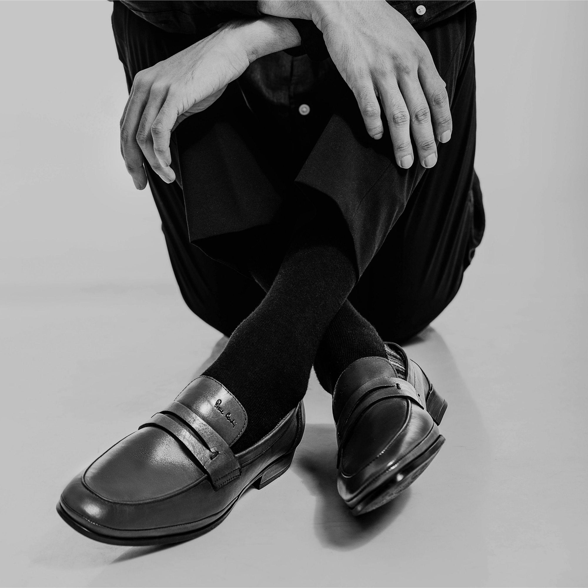 Signature Black Moc Loafer
