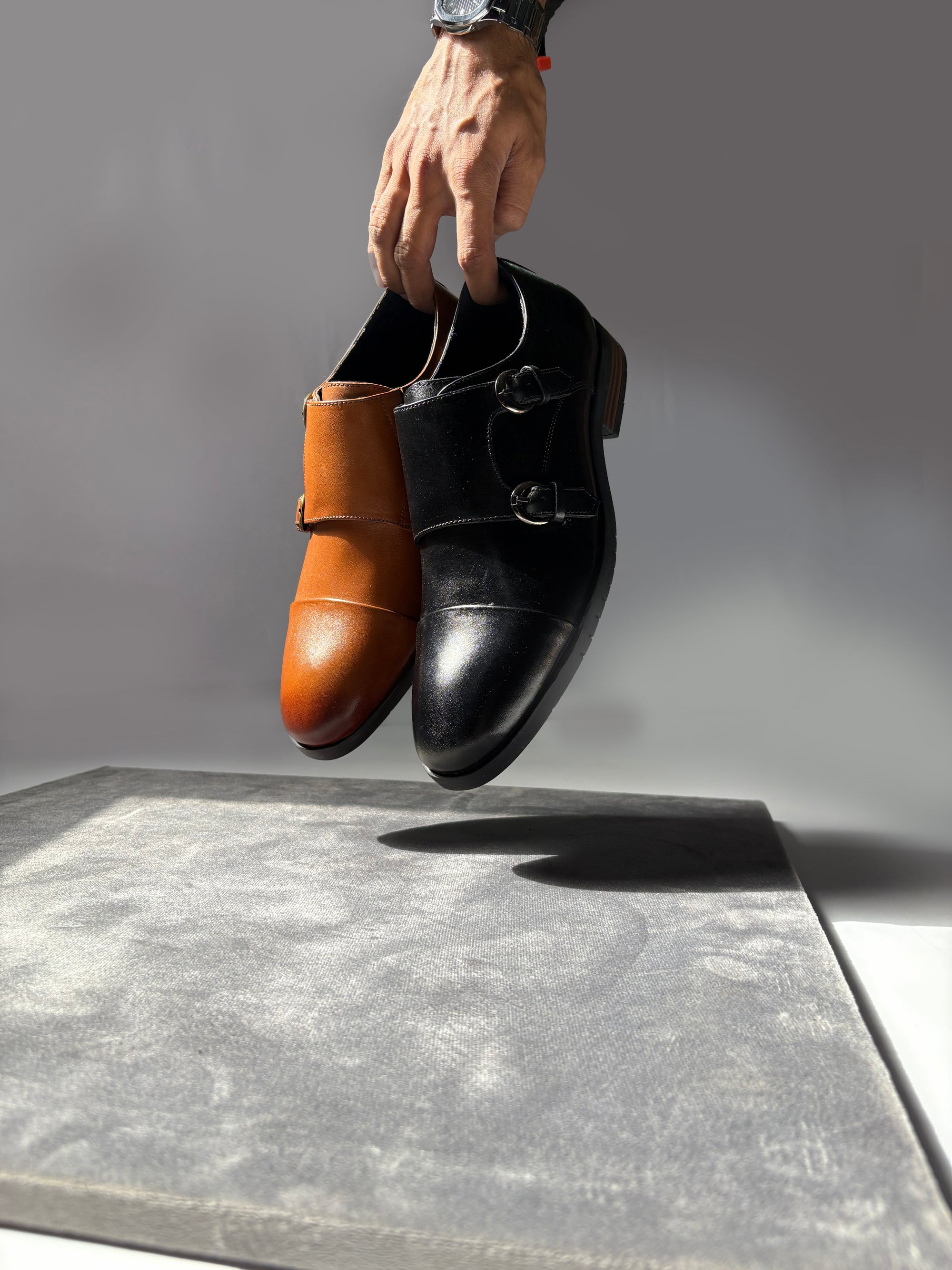 Double Strap Black Monk