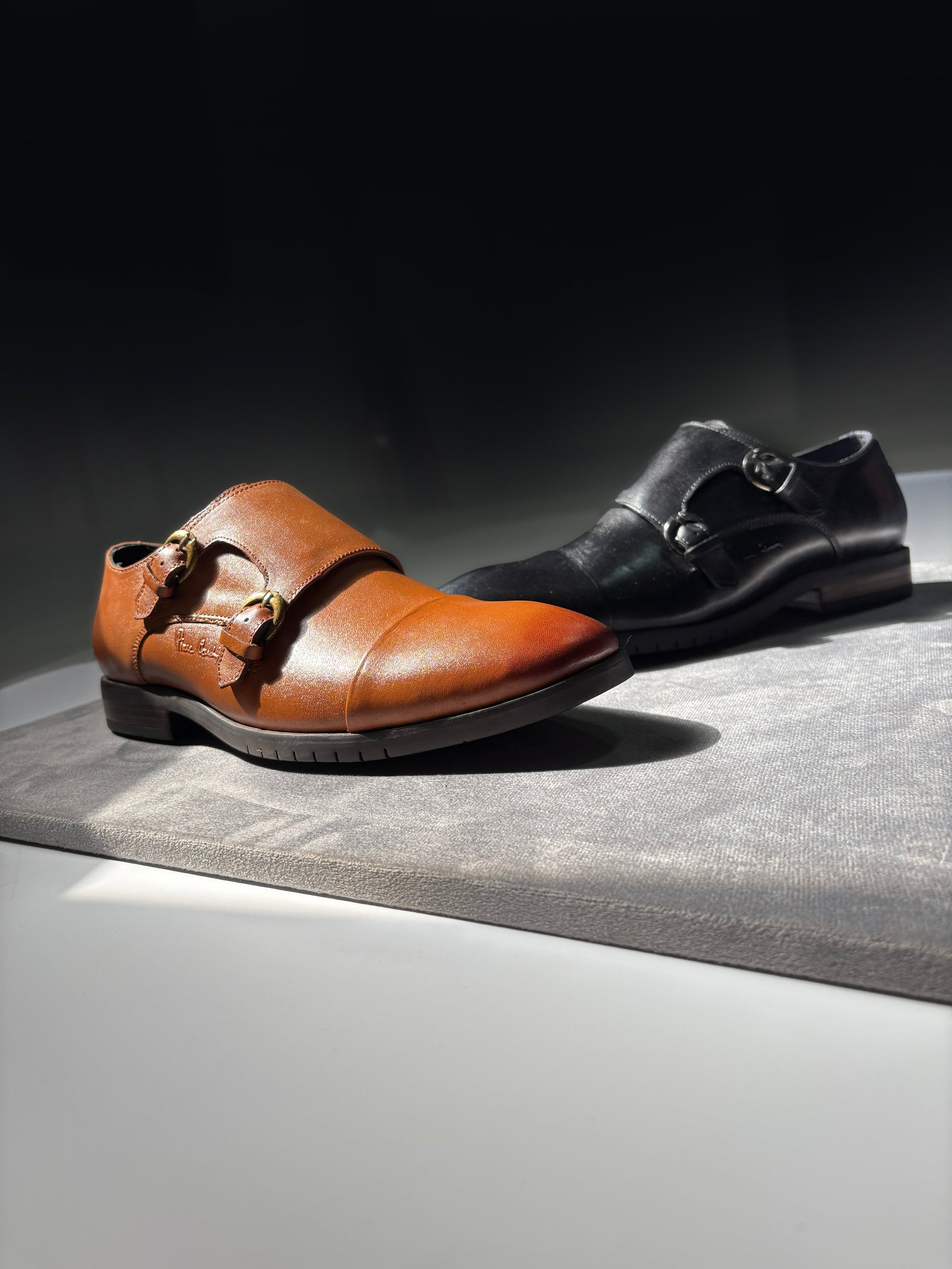 Double Strap Cognac Monk