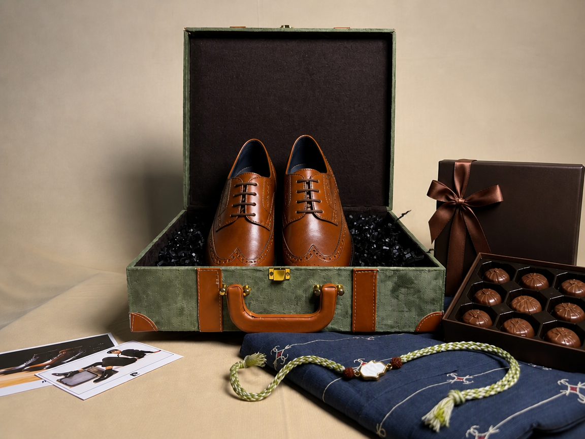 Signature Cognac Brogue