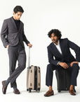 The Traveller: Patterned Cognac Loafer
