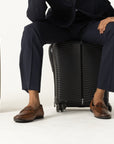 The Traveller: Patterned Cognac Loafer