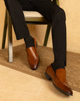 Onyx: Classic Cognac Slip-on