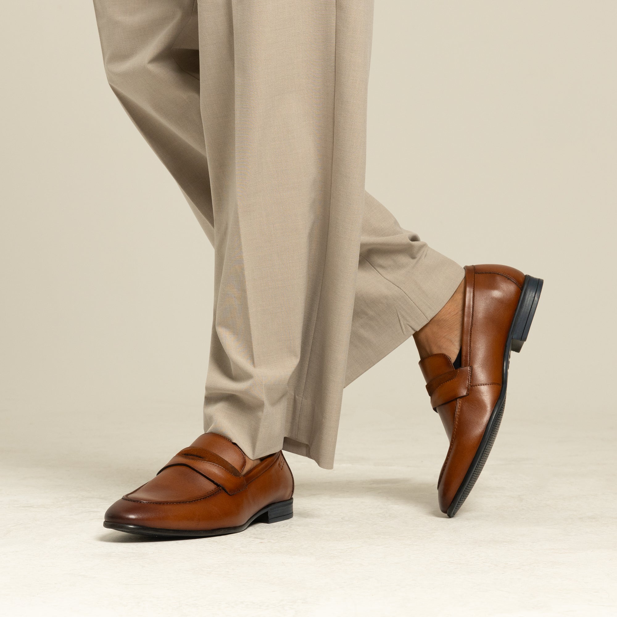 Onyx: Contemporary Cognac Loafer