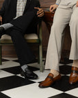 Onyx: Textured Black Loafer