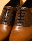 Onyx: Textured Cognac Oxford