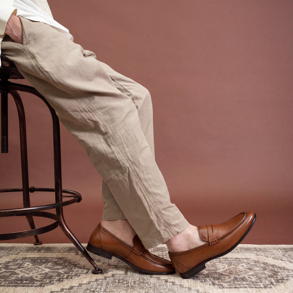 Genova Cognac Penny Loafer