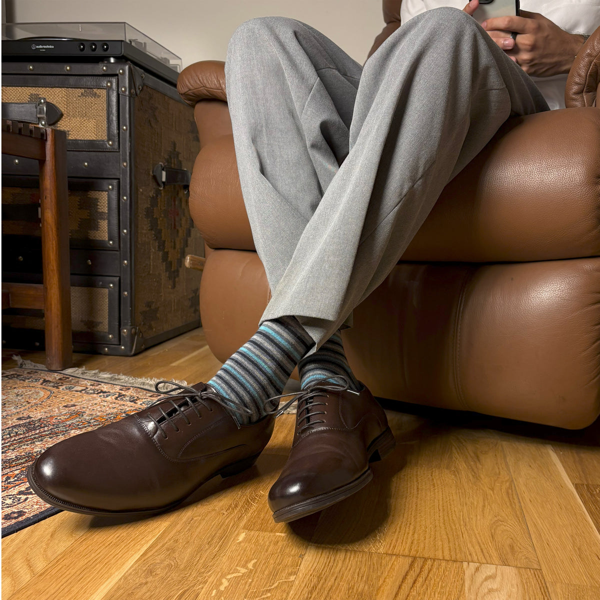 Trieste Café Plain-toe Oxford