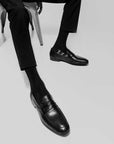 Signature Black Moc Loafer