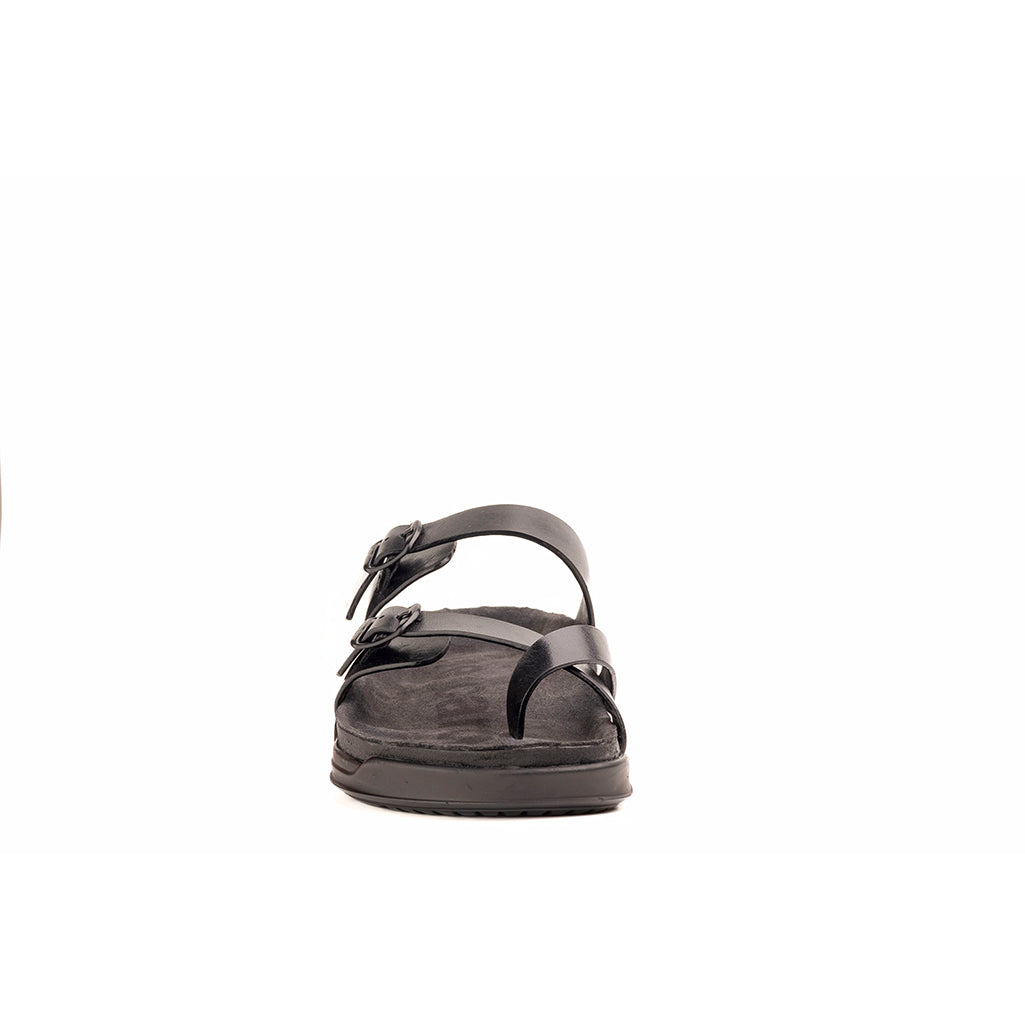 Embrace : Black Adjustable Sandal