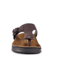 Embrace: Brown Buckle Thong