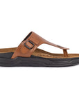 Embrace: Cognac Buckle Thong