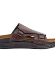 Embrace: Brown Double-strap Slide