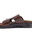 Embrace: Brown Double-strap Slide
