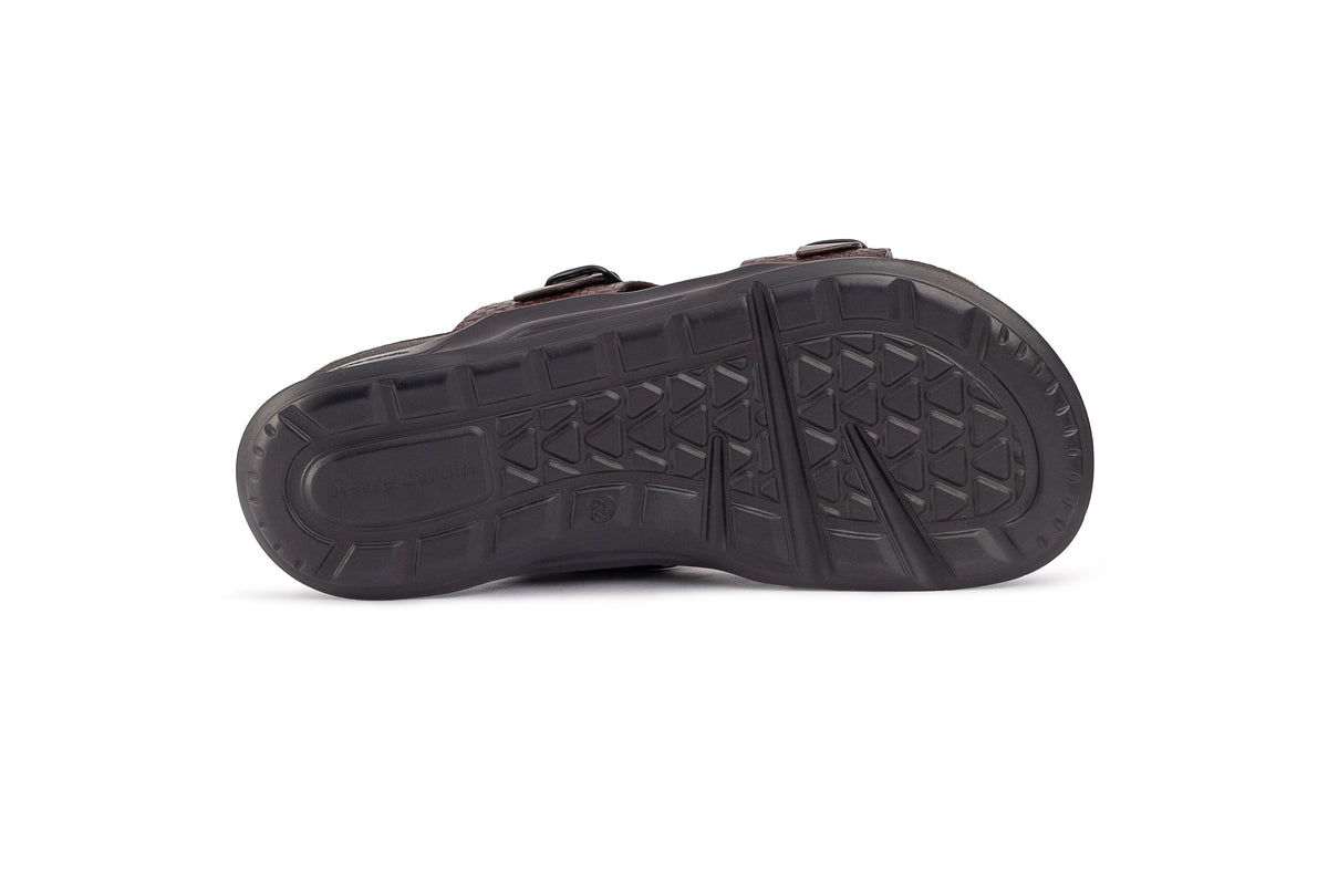 Embrace: Brown Double-strap Slide
