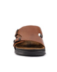 Embrace: Cognac Double-strap Slide