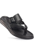 Glide Black Textured Thong