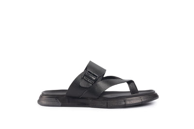 Glide Black Textured Thong