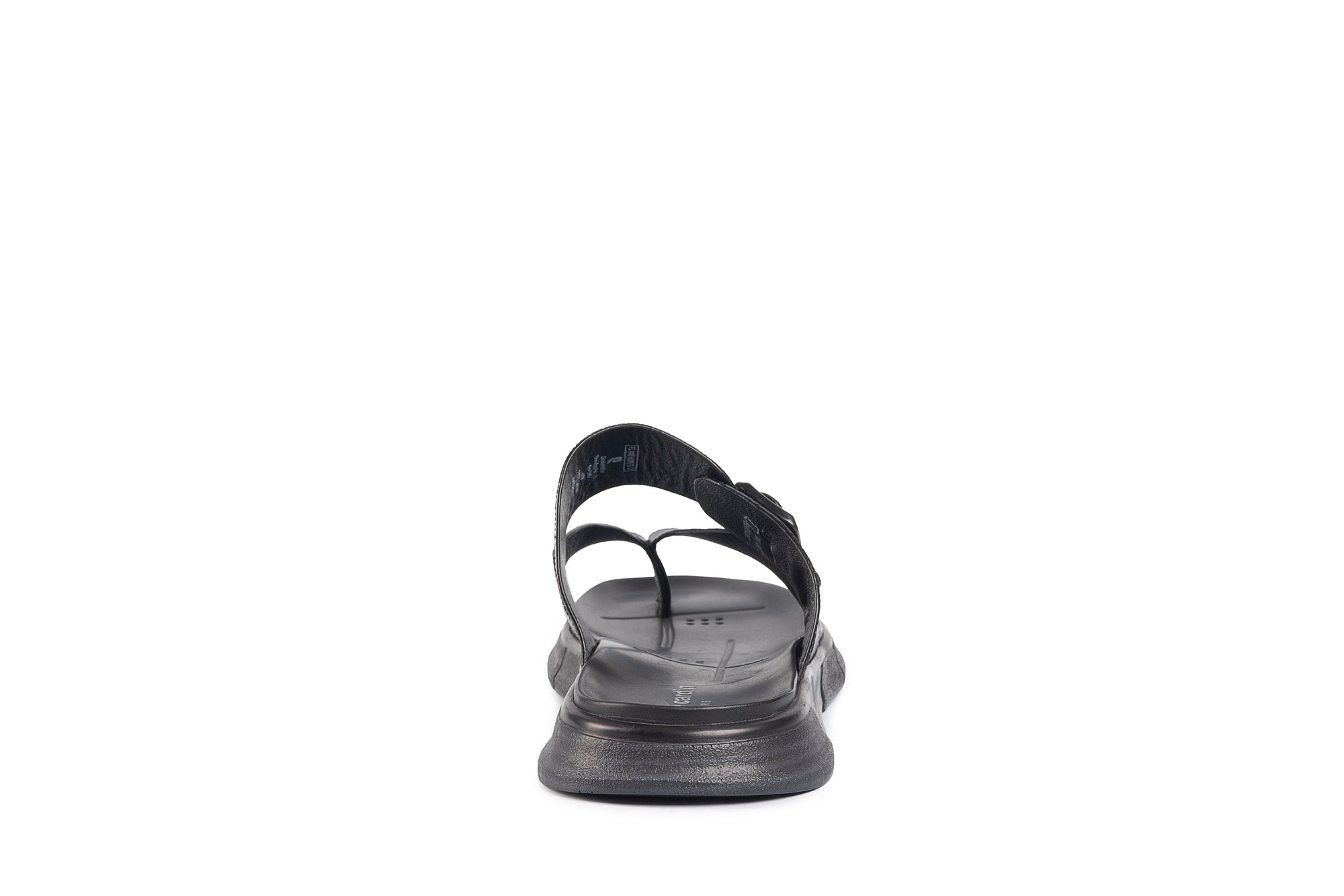 Glide Black Textured Thong