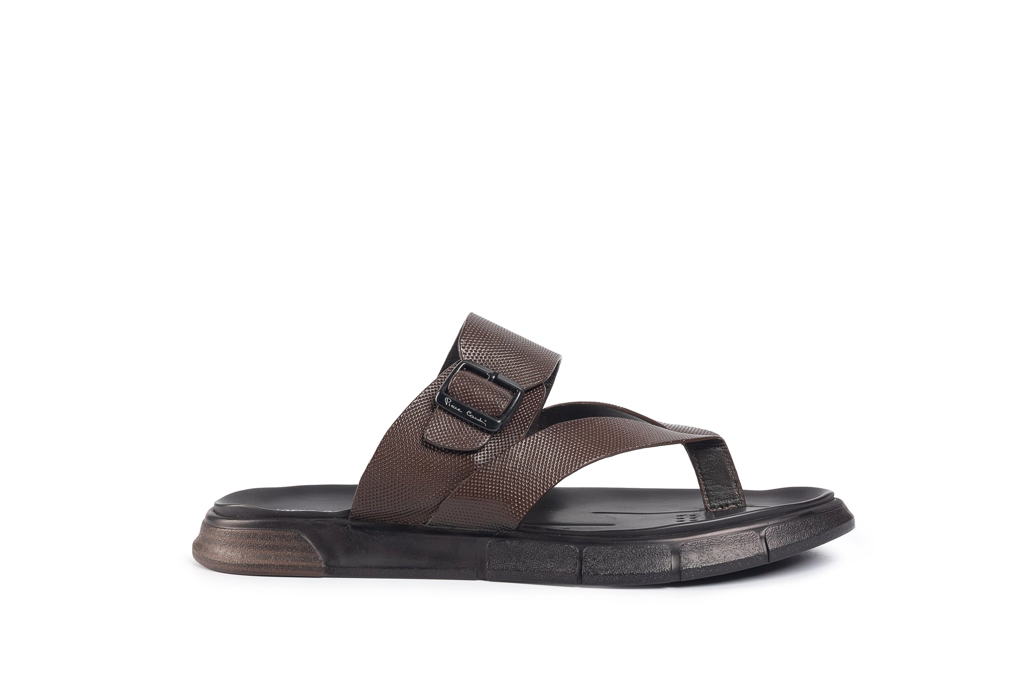 Glide Brown Textured Thong
