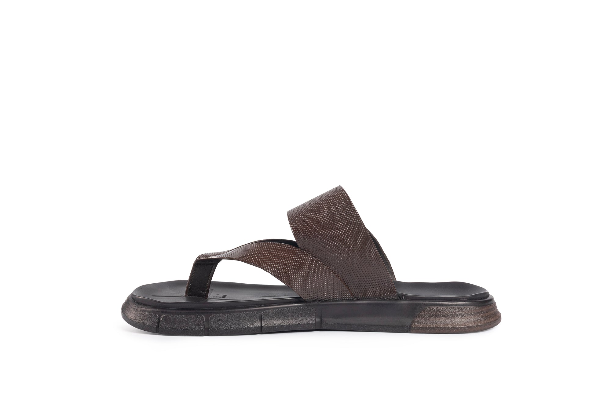 Glide Brown Textured Thong