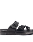 Glide Black Polished Thong