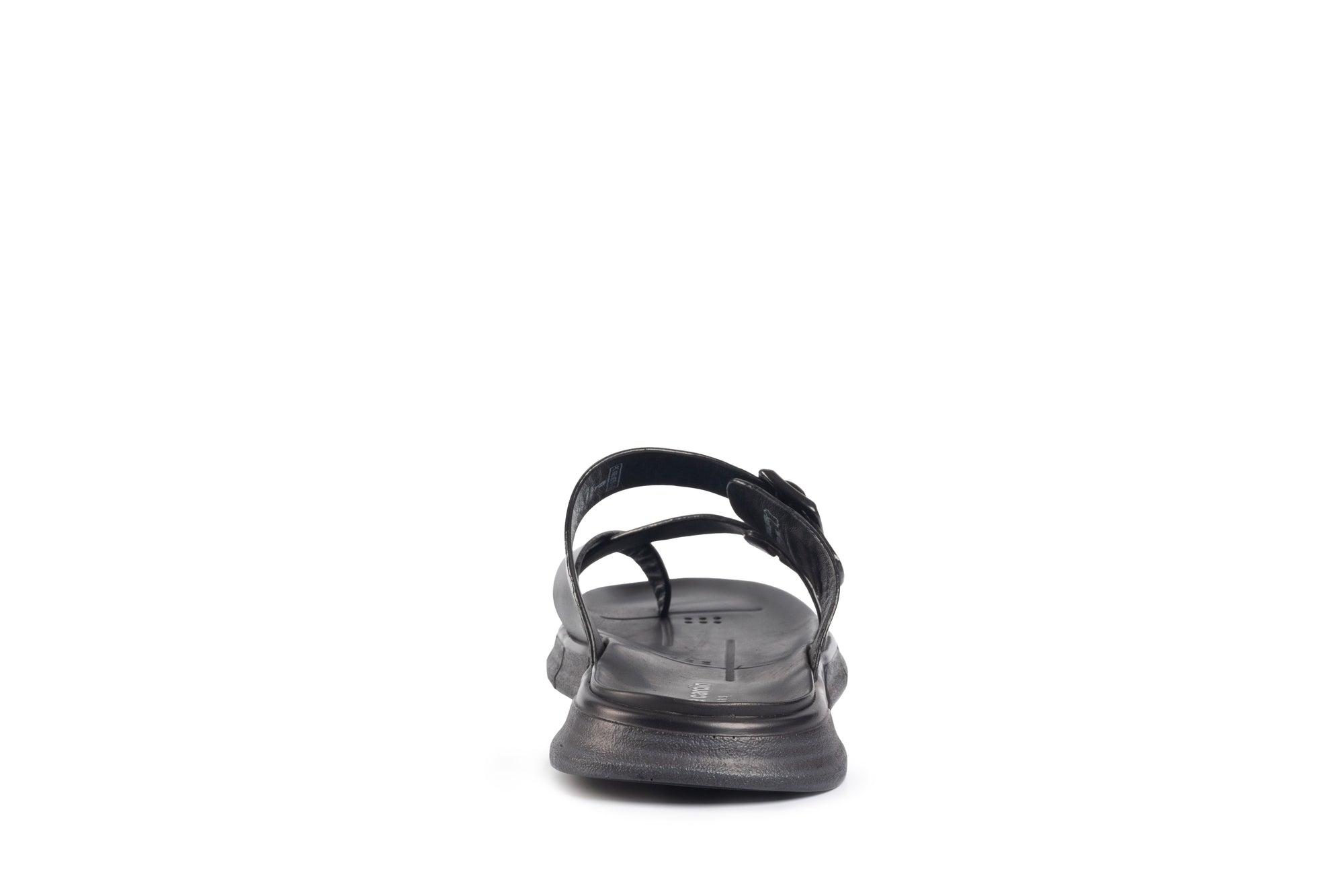 Glide Black Polished Thong