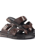 Glide Brown Polished Thong
