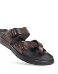 Glide Brown Polished Thong