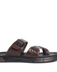 Glide Brown Polished Thong