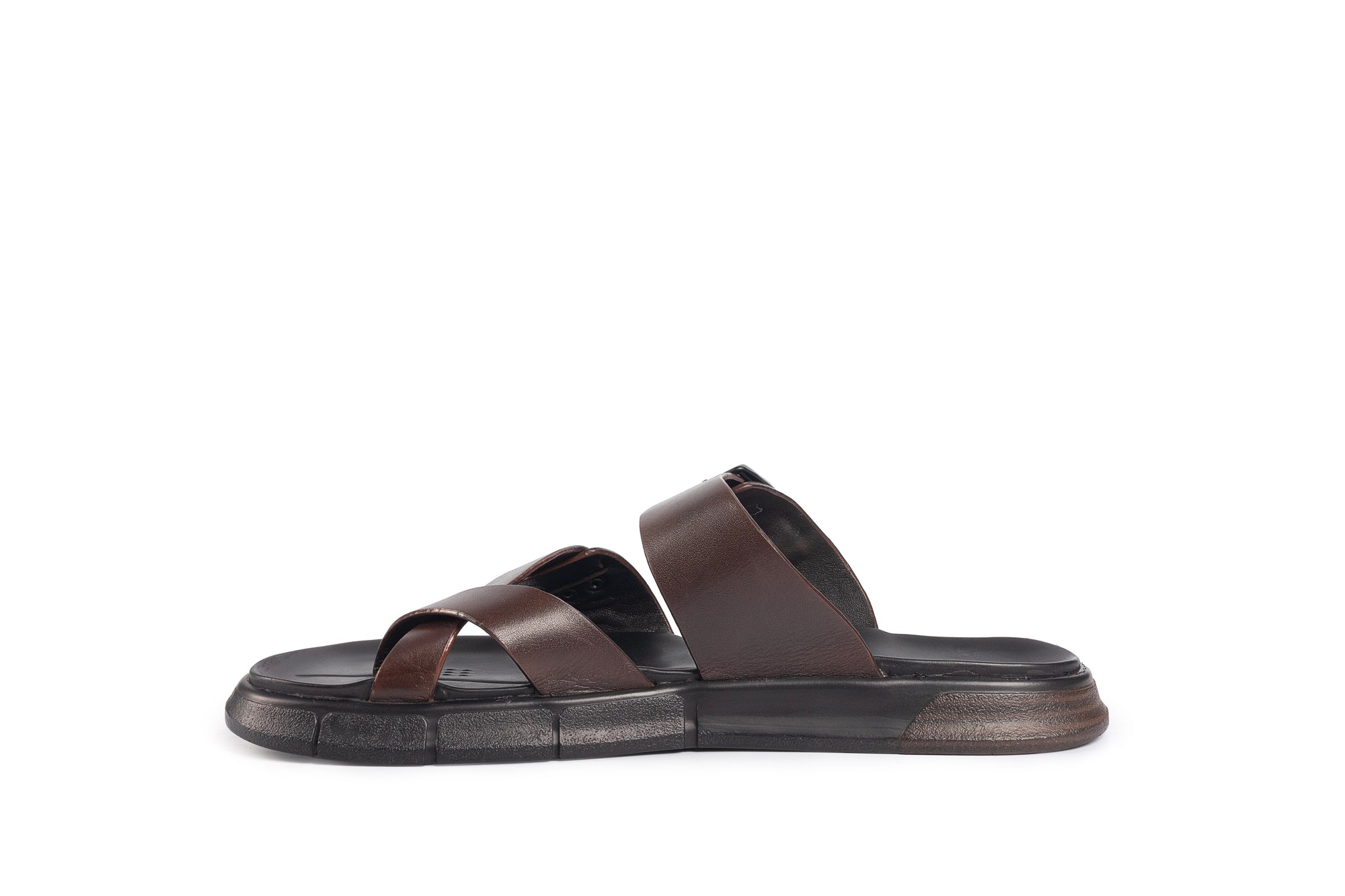 Glide Brown Polished Thong