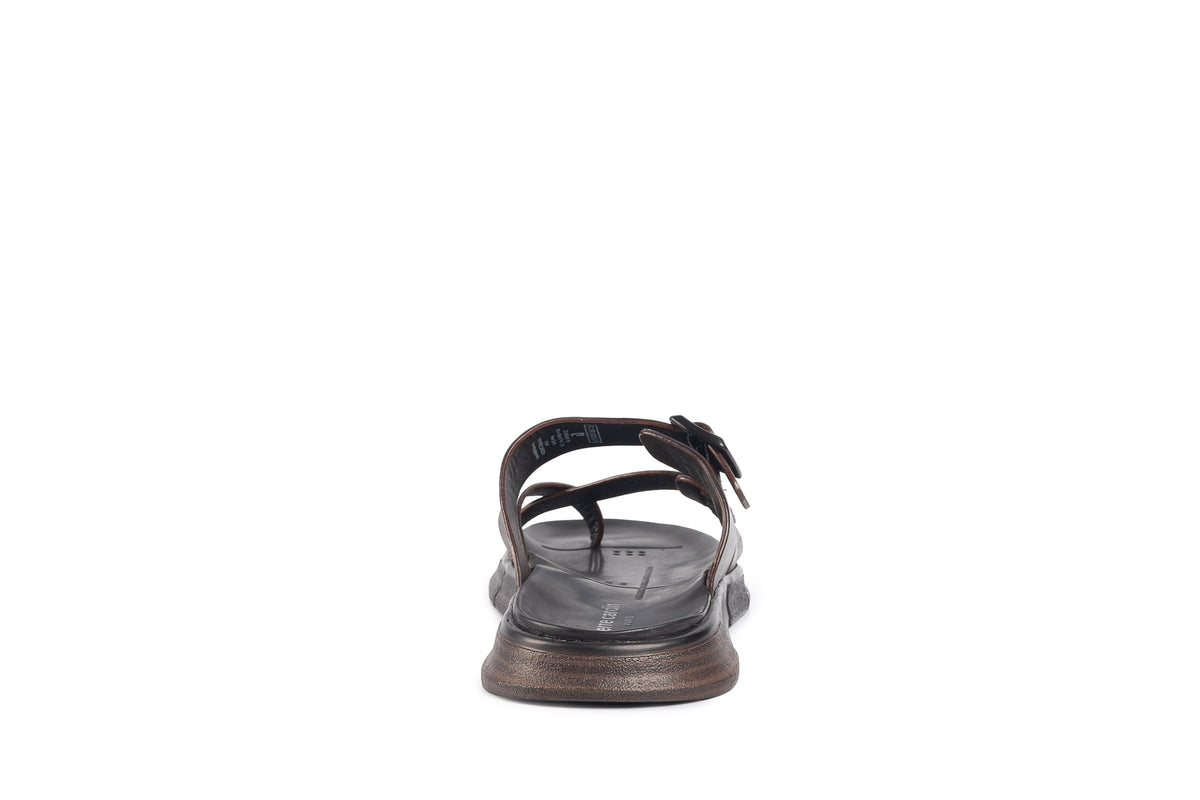 Glide Brown Polished Thong