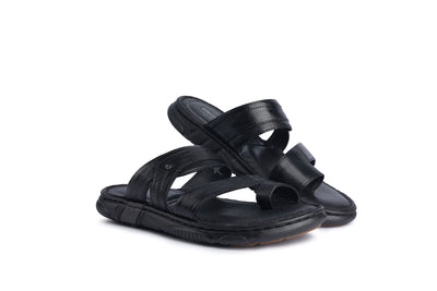 Haven Black Twin-strap Thong