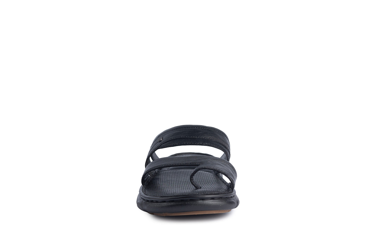 Haven Black Twin-strap Thong