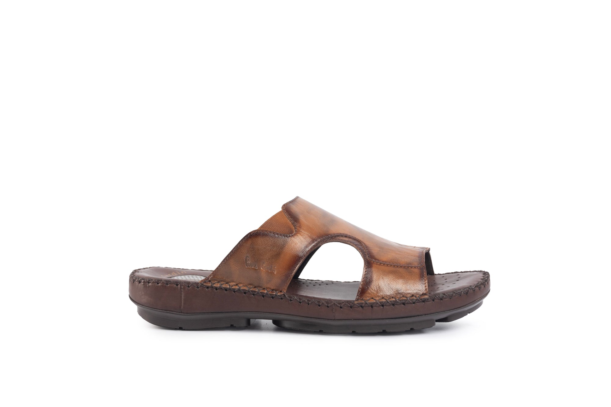Airflex: Tan Wave-cut Sandal