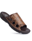 Airflex: Tan Woven Vamp Sandal
