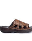 Airflex: Tan Woven Vamp Sandal