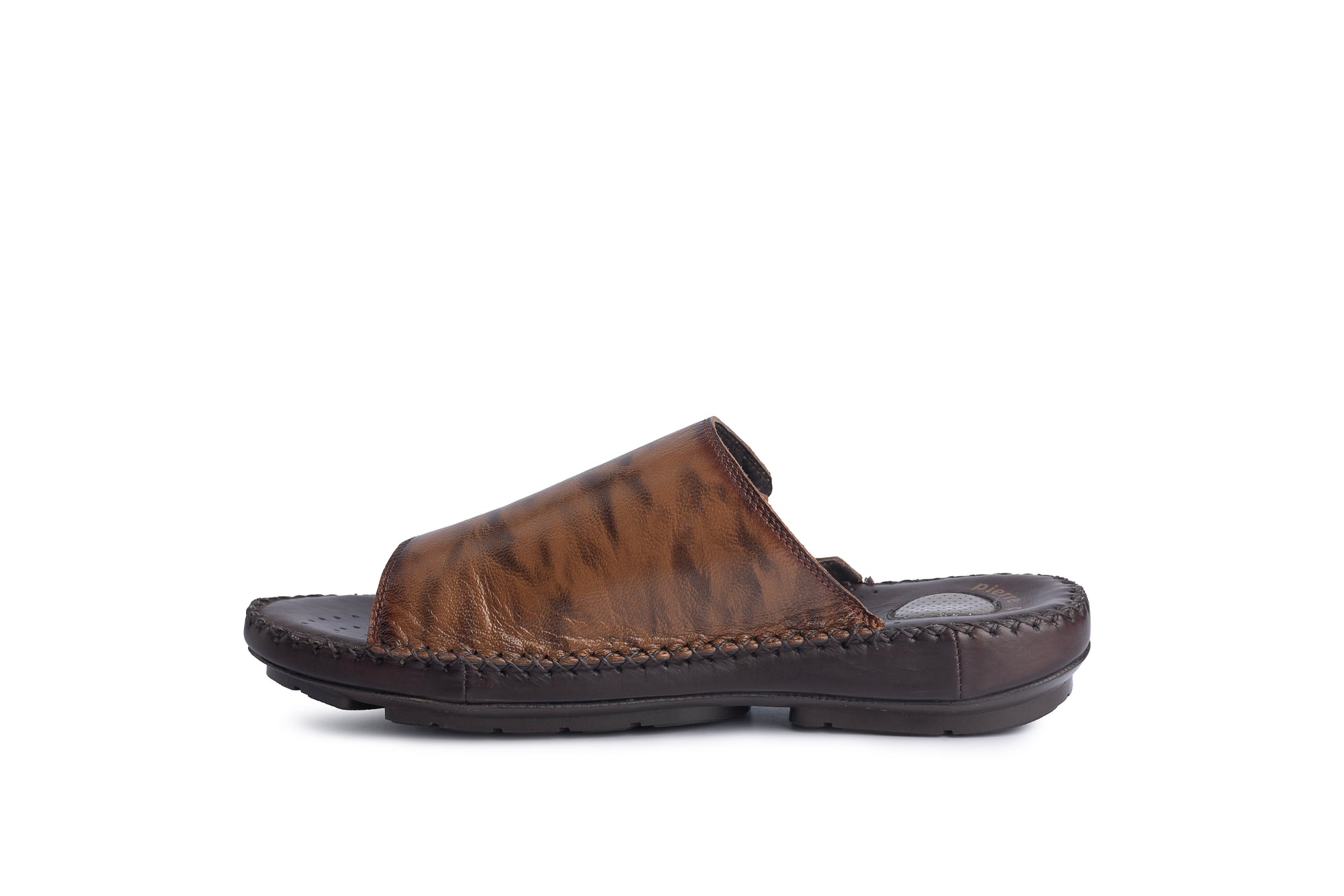Airflex: Tan Woven Vamp Sandal