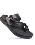 Embrace: Black Slit-cut Thong