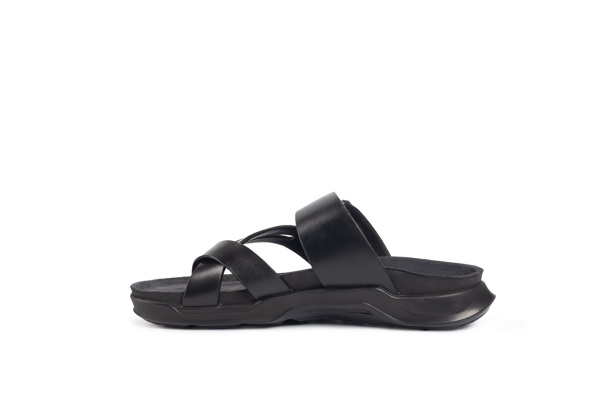 Embrace: Black Slit-cut Thong