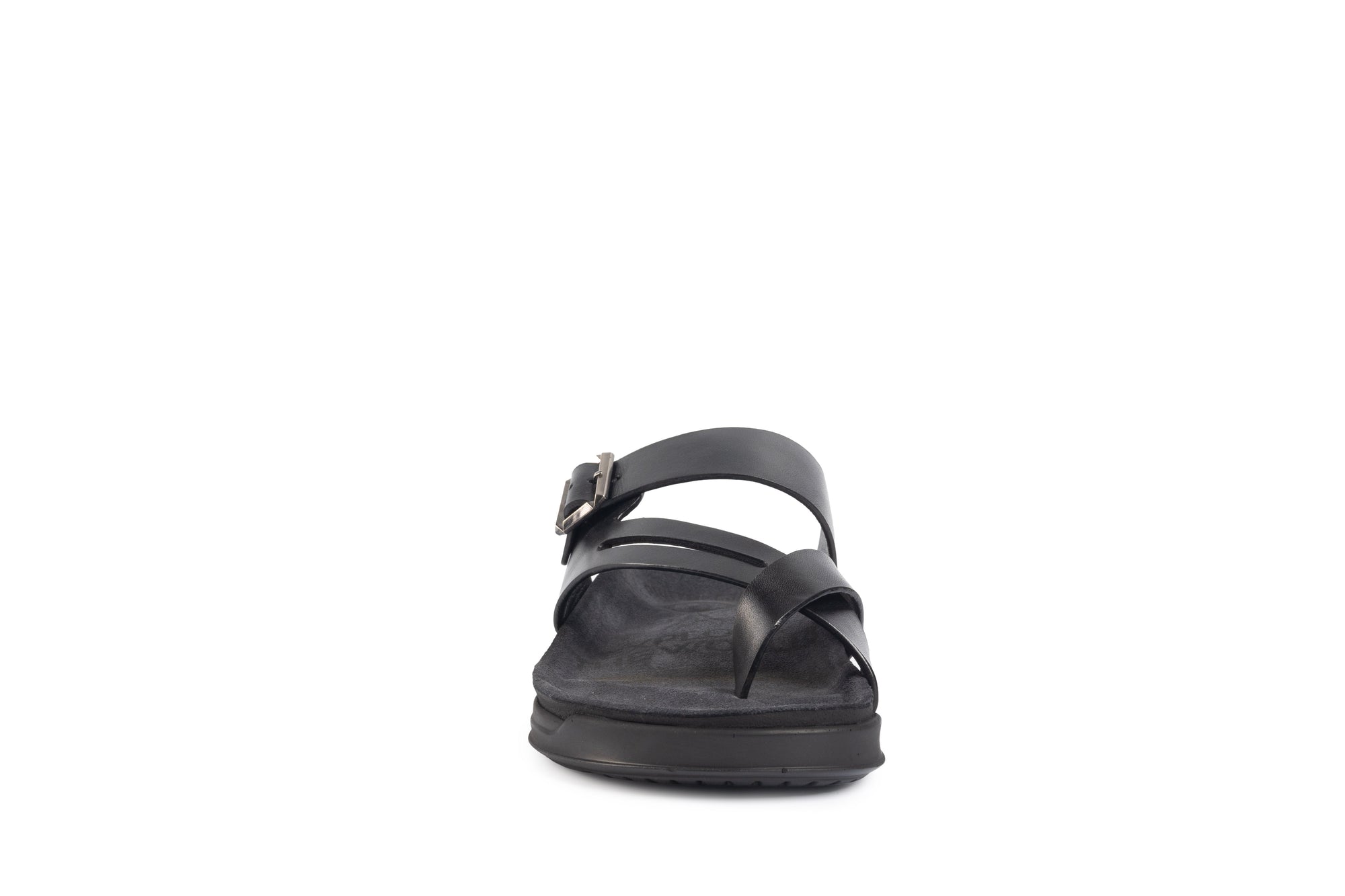 Embrace: Black Slit-cut Thong