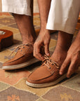 Marina Camel Lace-up