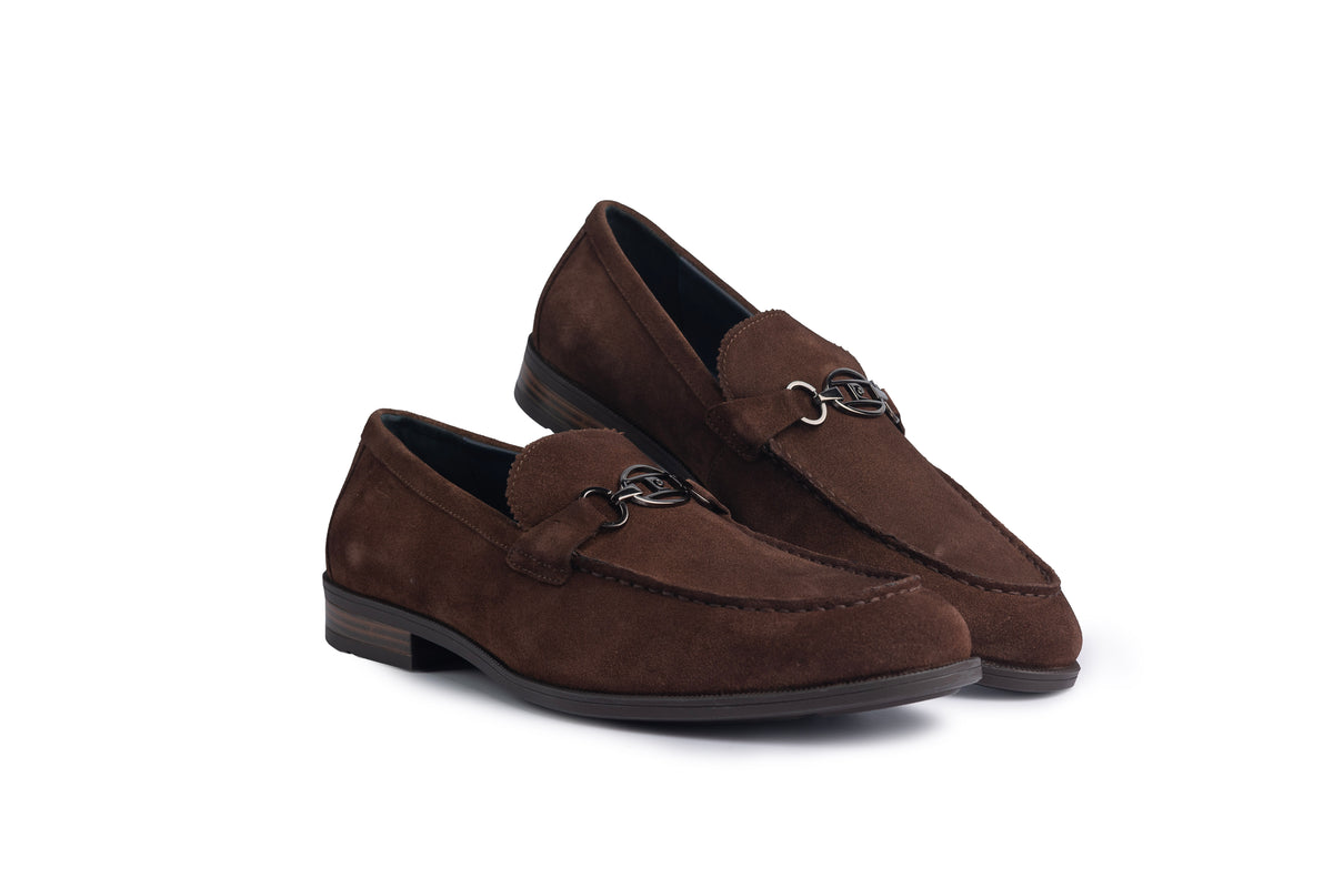 Turin Café Suede Loafer