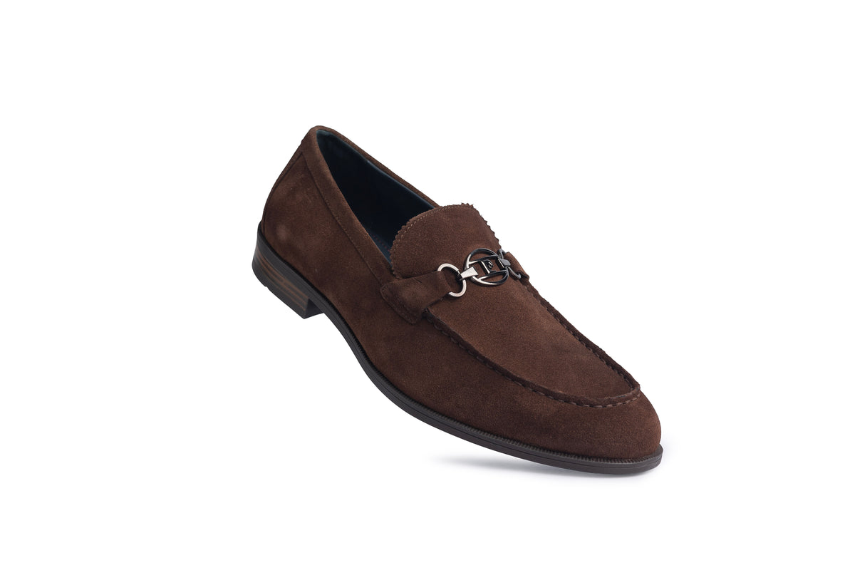 Turin Café Suede Loafer