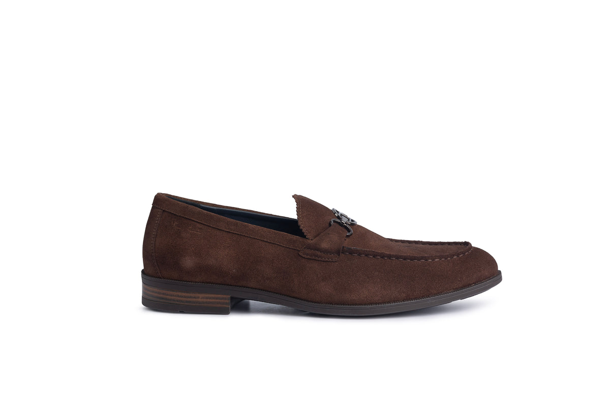Turin Café Suede Loafer