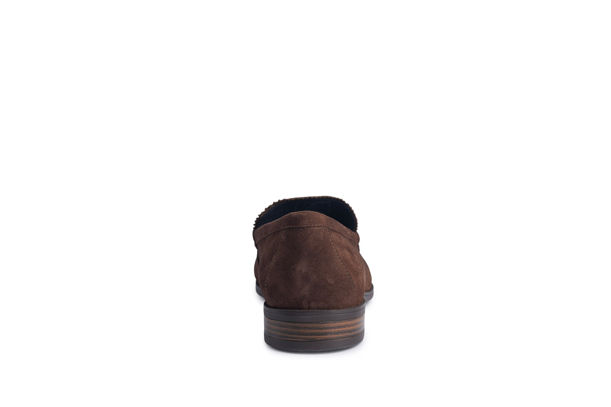 Turin Café Suede Loafer