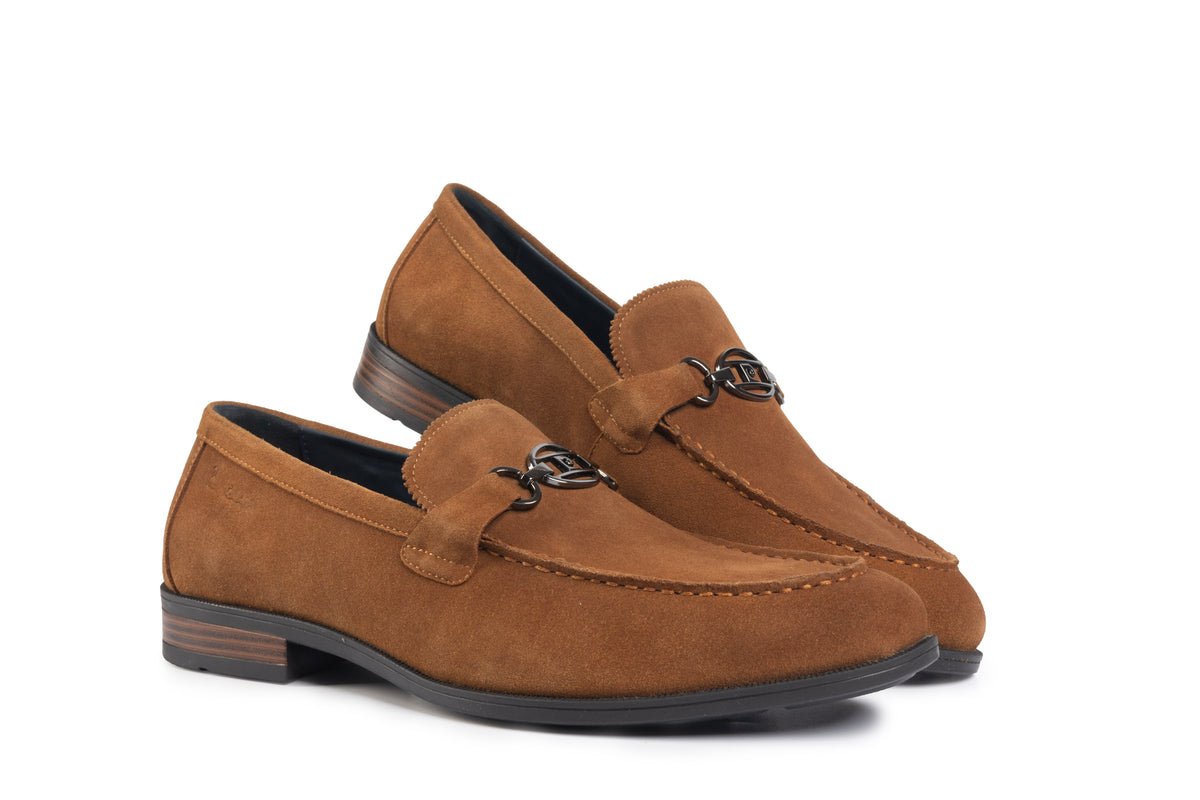 Turin Camel Suede Loafer