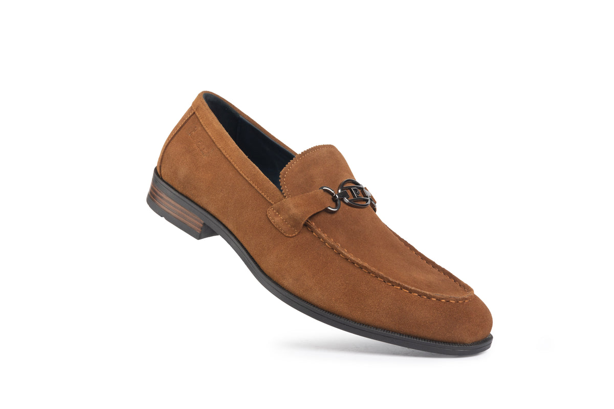 Turin Camel Suede Loafer
