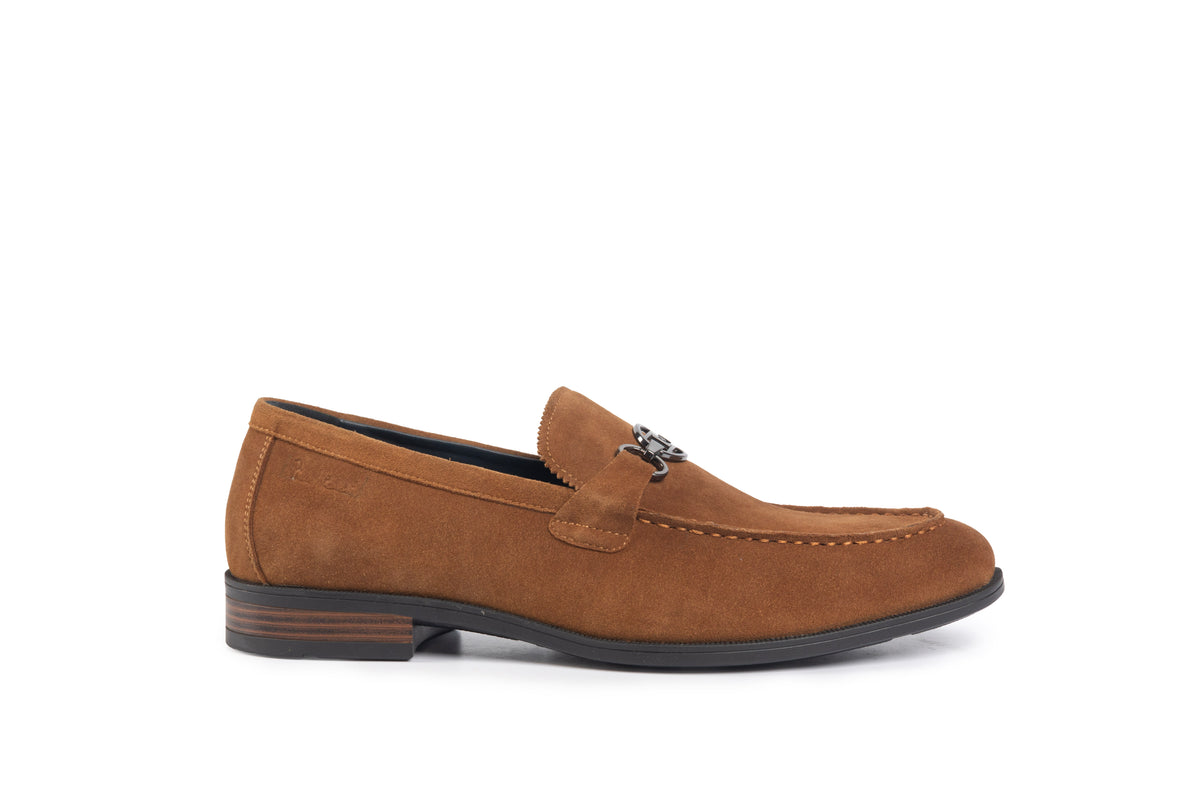 Turin Camel Suede Loafer